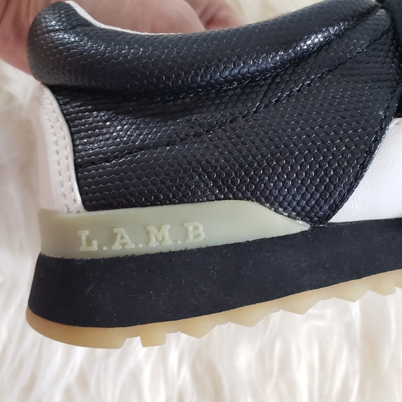 L.A.M.B. Bennie By Gwen Stefani Women's Fashion Sneakers Lace up Sz 6.5US - Picture 10 of 11